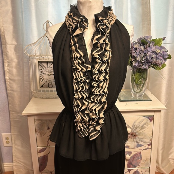 Robert Rodriguez Neiman Marcus Ruffled Top - Picture 2 of 6